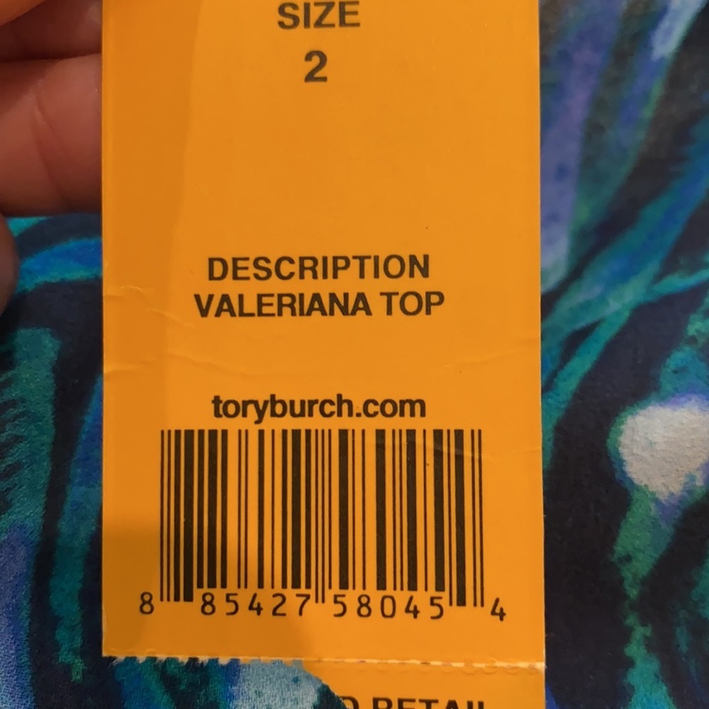 Tory Burch silk top never worn with tag - Picture 4 of 6
